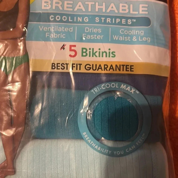 Woman’s Fruit of the Loom 5 pk Bikinis size XL 8 - Picture 4 of 5